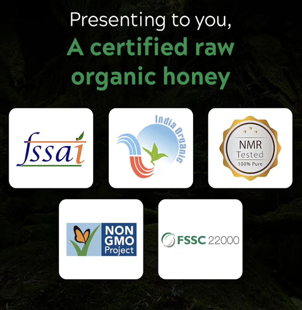 Nature's Nectar Raw Organic Honey