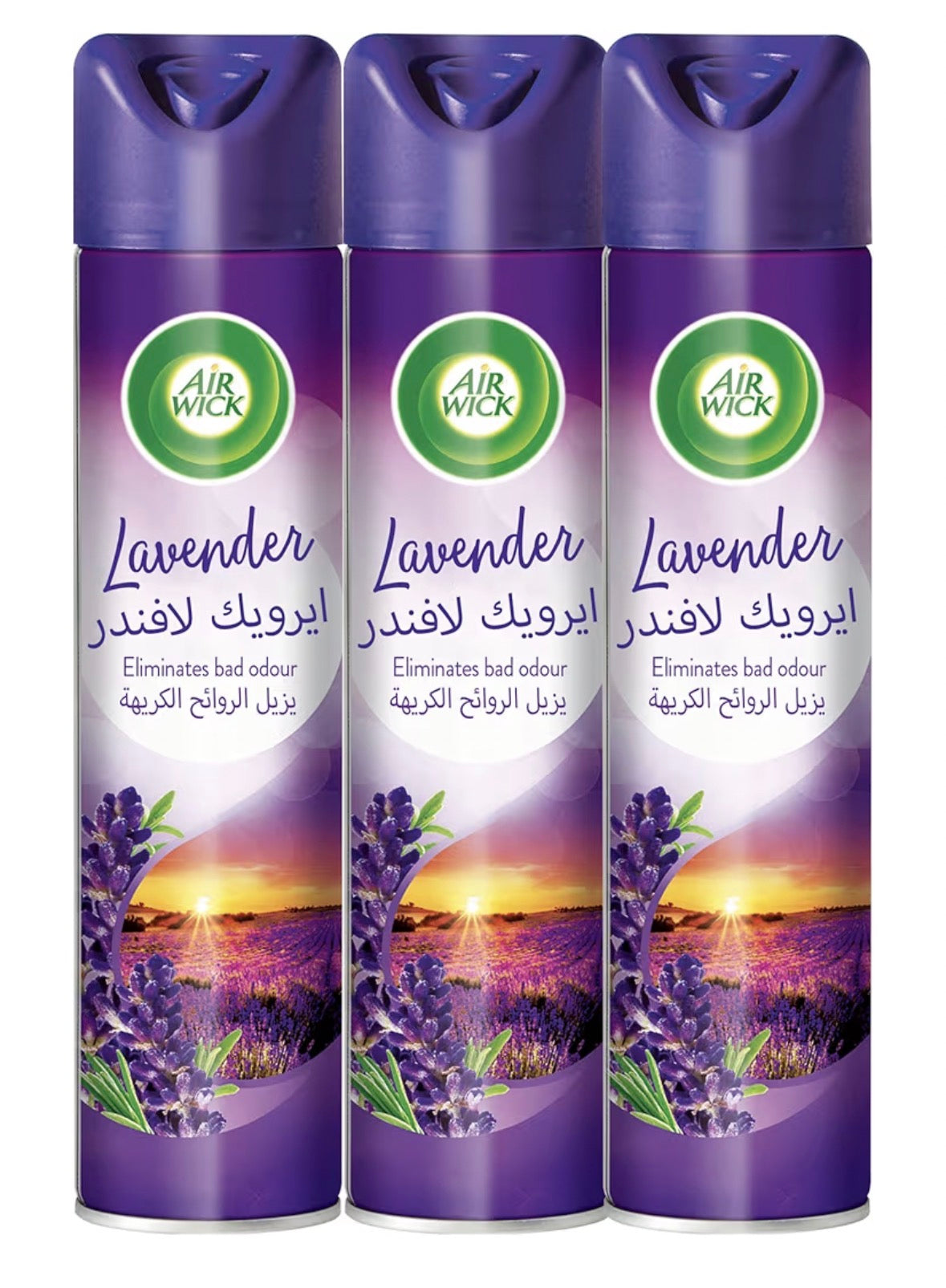 Air Wick Aerosol, Lavender Scent, 300ml, Pack of 3 Pcs