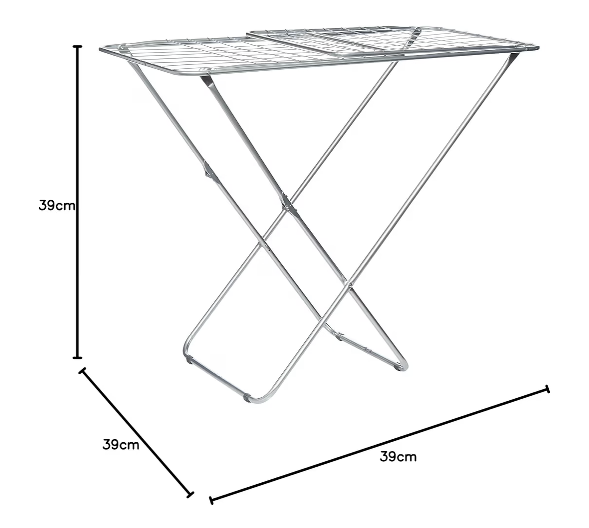 Winsor Clothes Drying Stand | Large Folding Clothes Dryer Drying Space | Metal Drying Racks for Balcony - 20 m |
