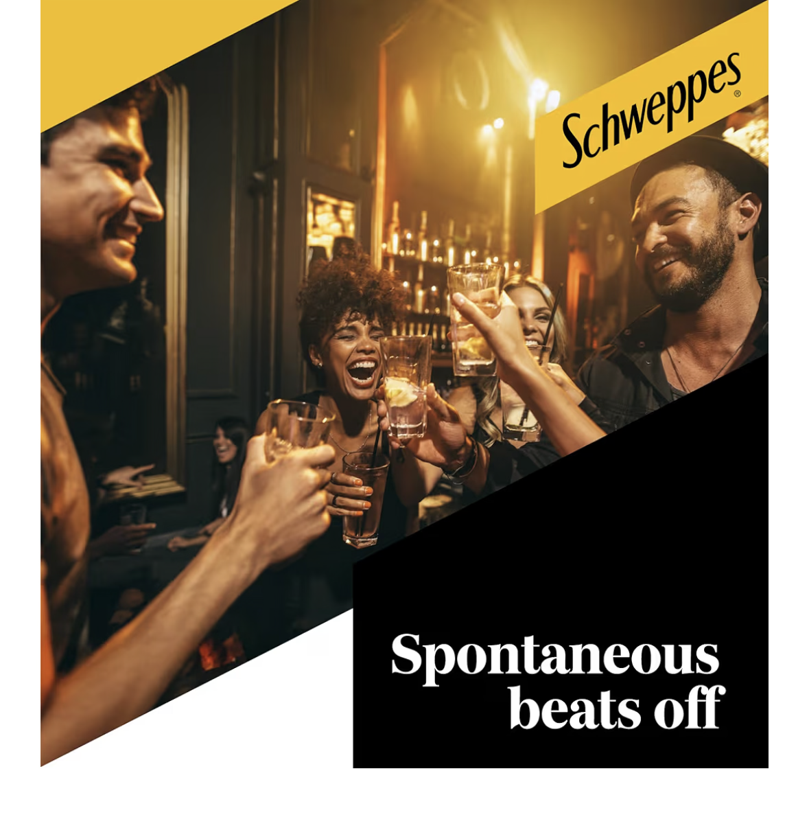 SCHWEPPES Zesty Lemon, Premium Sparkling Carbonated Drink, Can 150ml, Pack of 10