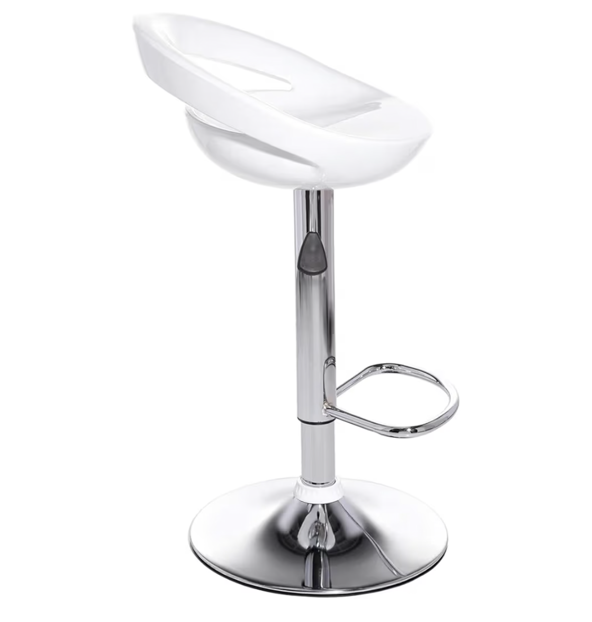 Adjustable Bar Chair - White