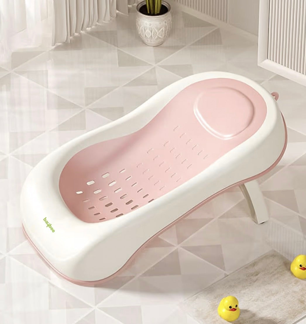 Baybee Foldable Baby Bath Tub with Soft Rubber Mesh