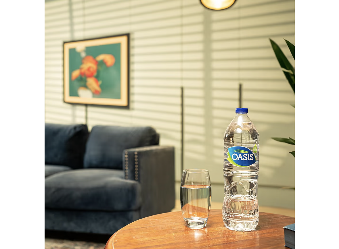 Oasis Still Drinking Water, 1.5L Carton Of 12 Package design may vary