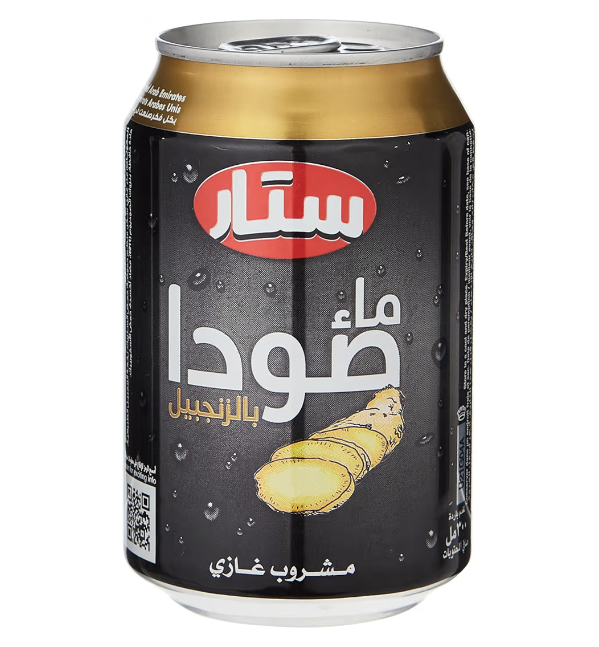 Star, Ginger Soda Carbonated Soft Drink, 300 ml, Pack Of 6