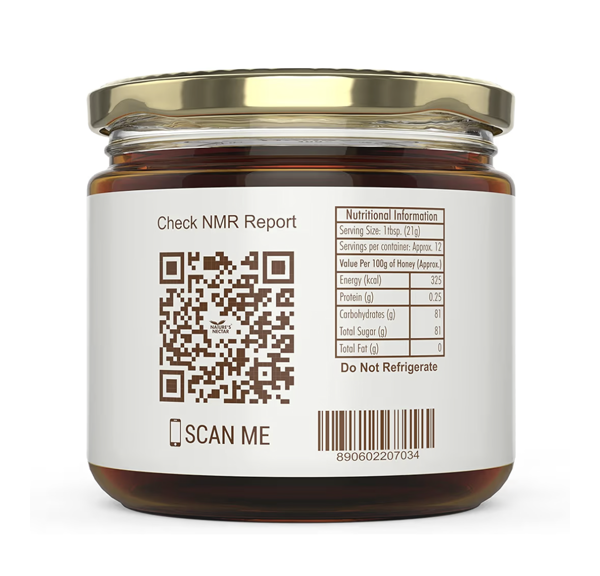 Nature's Nectar Raw Organic Honey