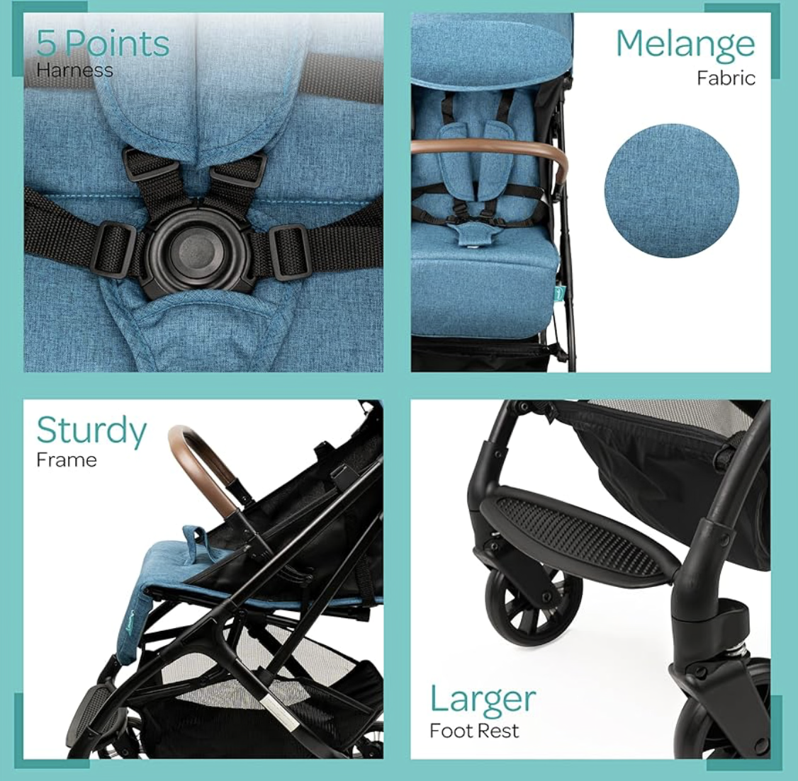 The Moon Brand Ritzi-Lite Baby Cabin Stroller