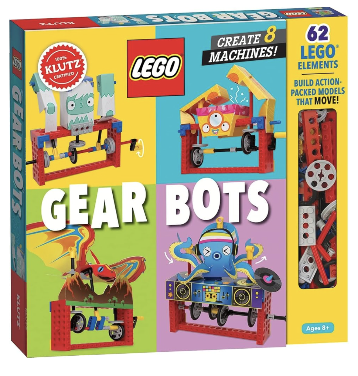 Lego Gear Bots: Create 8 Machines