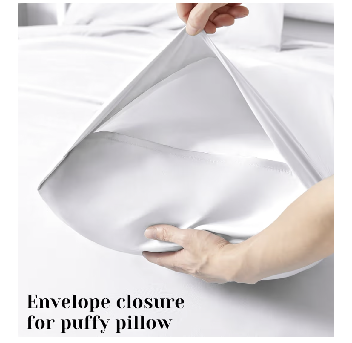 BYSURE Hotel Luxury Bed Sheets Set 6 Piece(Queen, White) - Super Soft 1800 Thread Count 100% Microfiber Sheets with Deep Pockets, Wrinkle & Fade Resistant