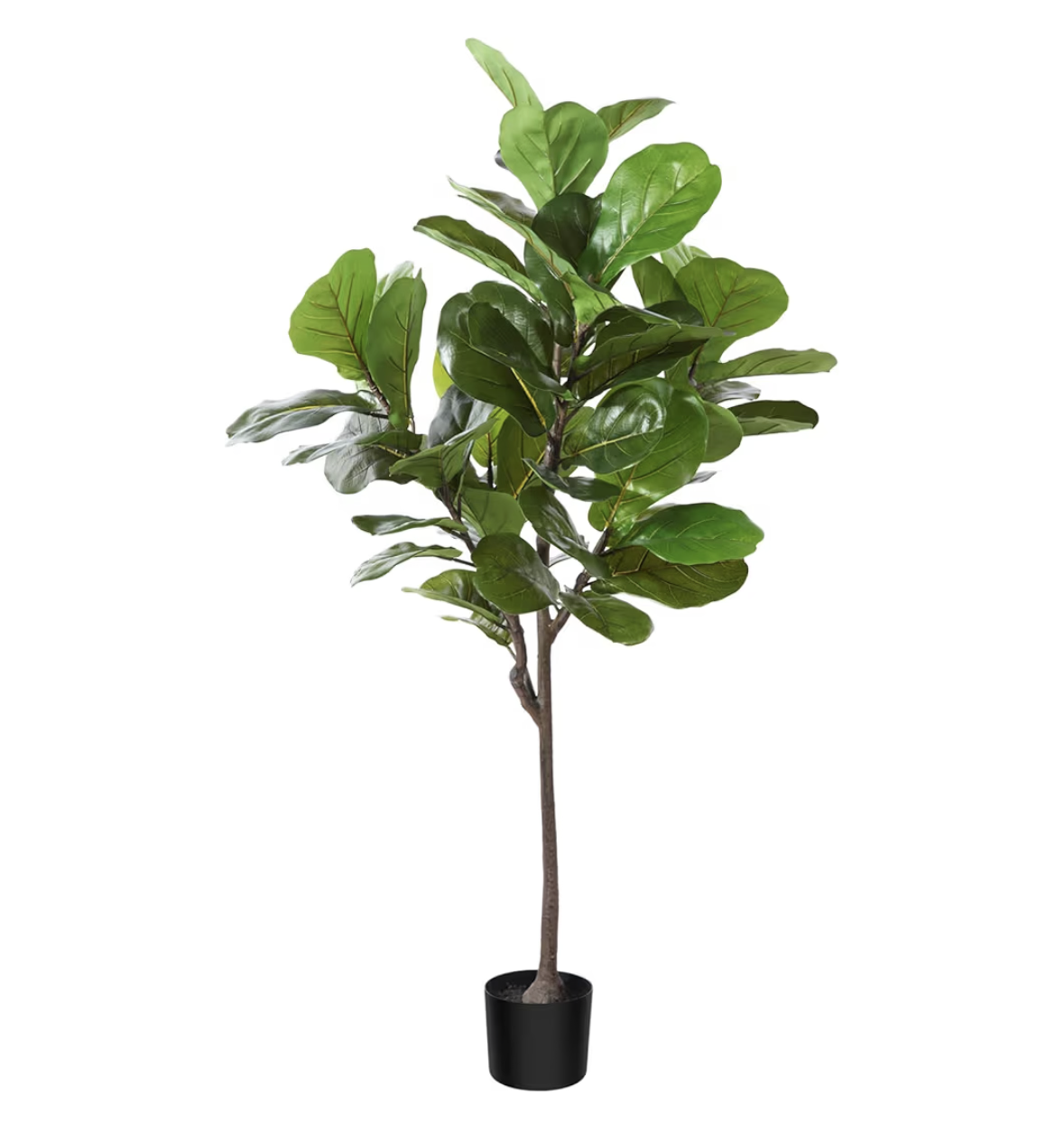 Artificial Ficus tree with Lifelike Leaves,Perfect lifelike Plant for Home Decor and Office Decor Indoor and Outdoor, Garden and Modern Decor Housewarming Gift