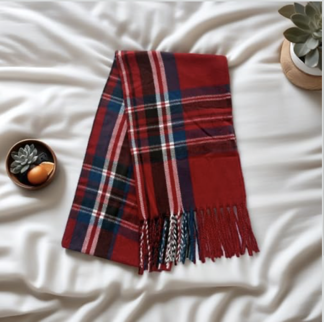 Long Scarf Winter Warm Shawls Wraps Family Spring Fall for Women or Men Plaid Stripe Scarves