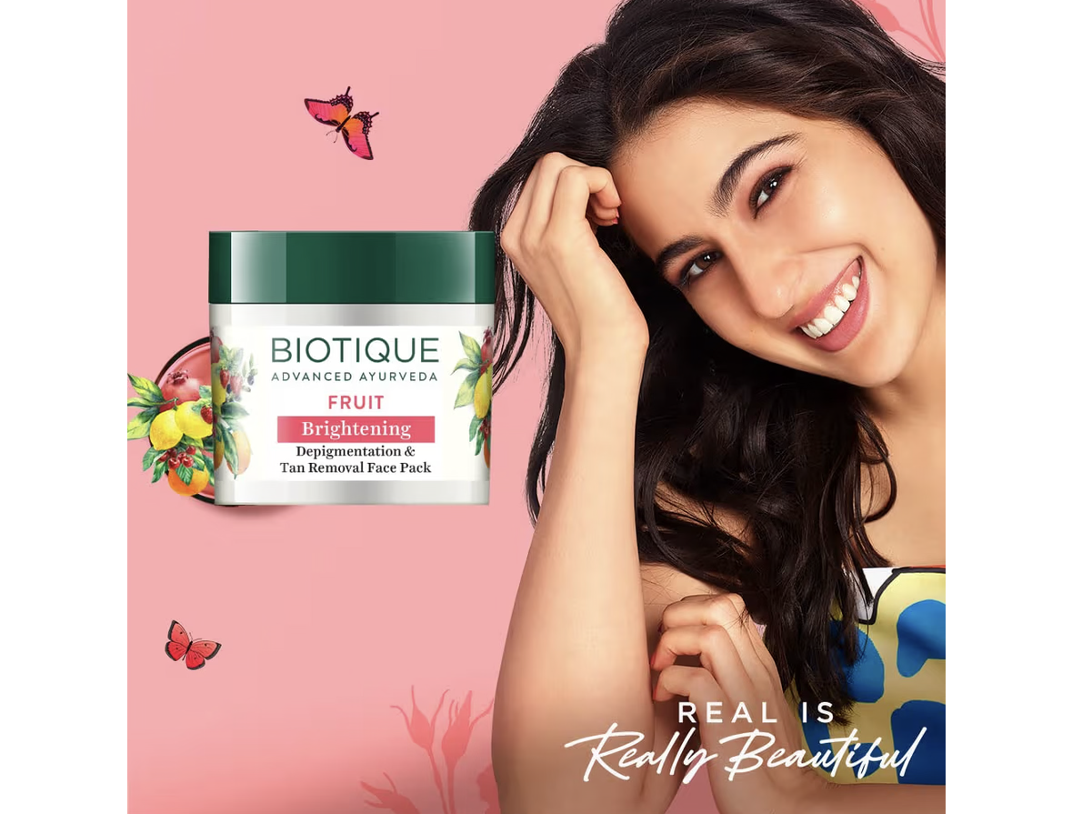 Biotique Bio Fruit Whitening And Depigmentation & Tan Removal Face Pack, 75g
