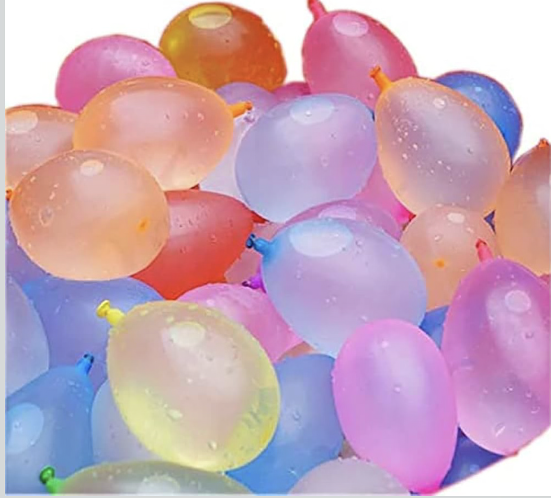 SKY-TOUCH Colorful Water Balloons Rapid Filling Self Sealing, Easy Fill for Outdoor Family, Party, Friends, Children Summer Fun (333pcs/bag)