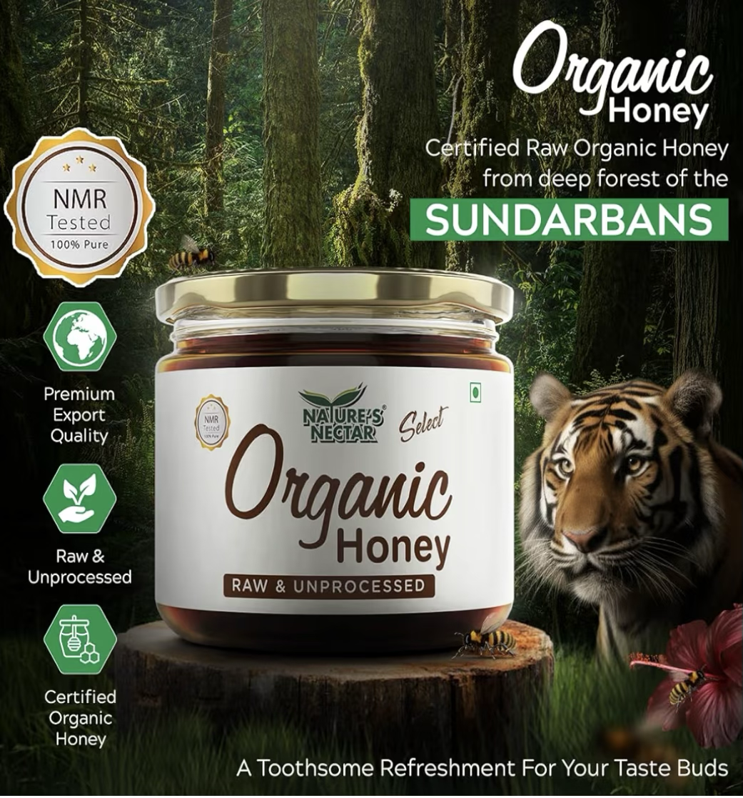 Nature's Nectar Raw Organic Honey
