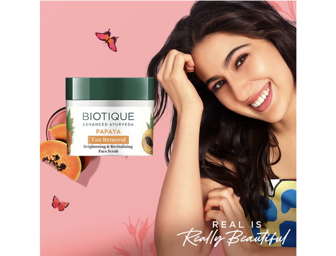 Biotique Bio Papaya Revitalizing Tan Removal Scrub, 75 G, Multi, Gm