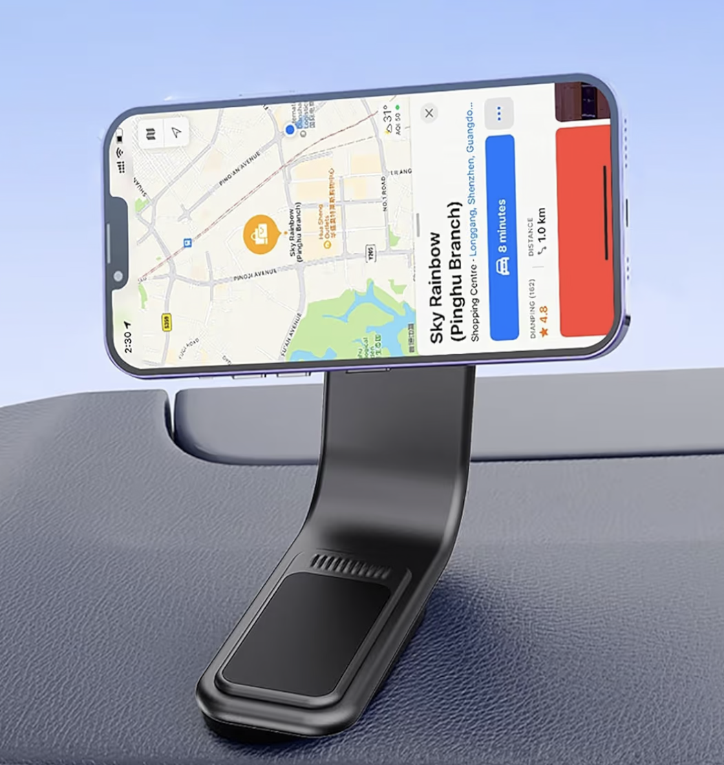 Car Mount, Detachable Bendable Aluminum Arm Magnetic Phone Holder, 20 Strong Magnets, for iPhone 16 15 14 13 Pro Max Mini