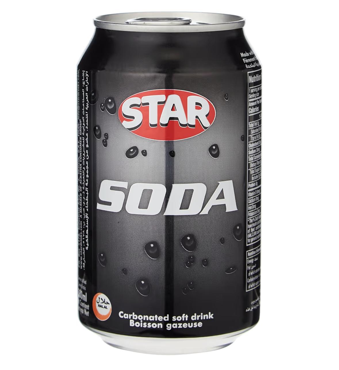 Star Soda Carbonated Soft Drink Can With Tray 6-Pieces 330 Ml