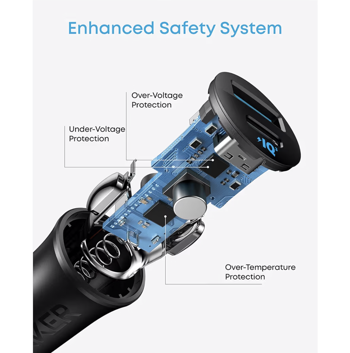 Anker USB-C Car Charger, 30W 2-Port Type-C Car Adapter,iPhone 17/16 /15/14 Series, Samsung Galaxy S23/S22/S21 Series, iPad Pro, AirPods, Huawei and More