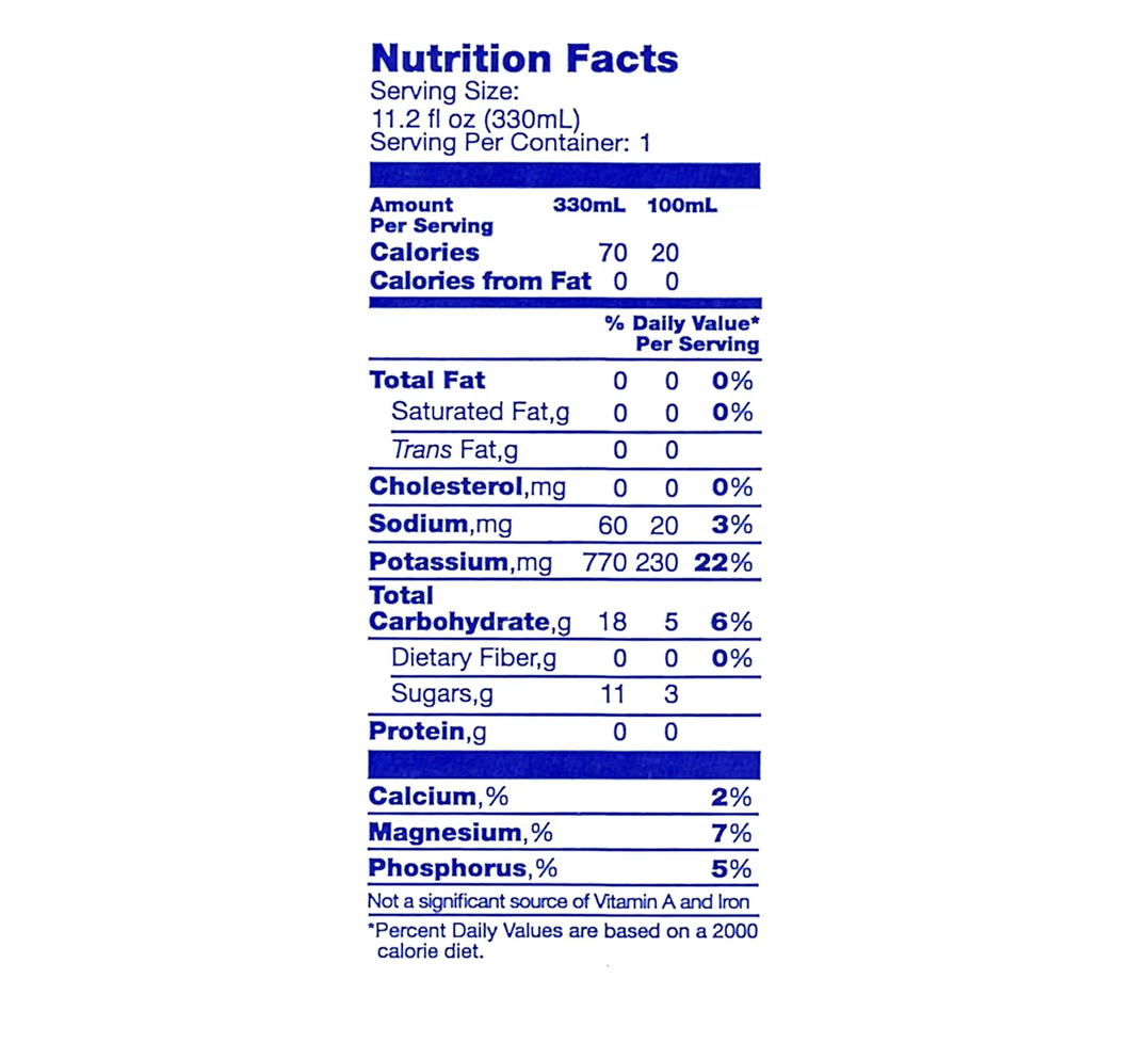 Aqua Coco 100% Natural Coconut Water 330ML Pack of 6, White