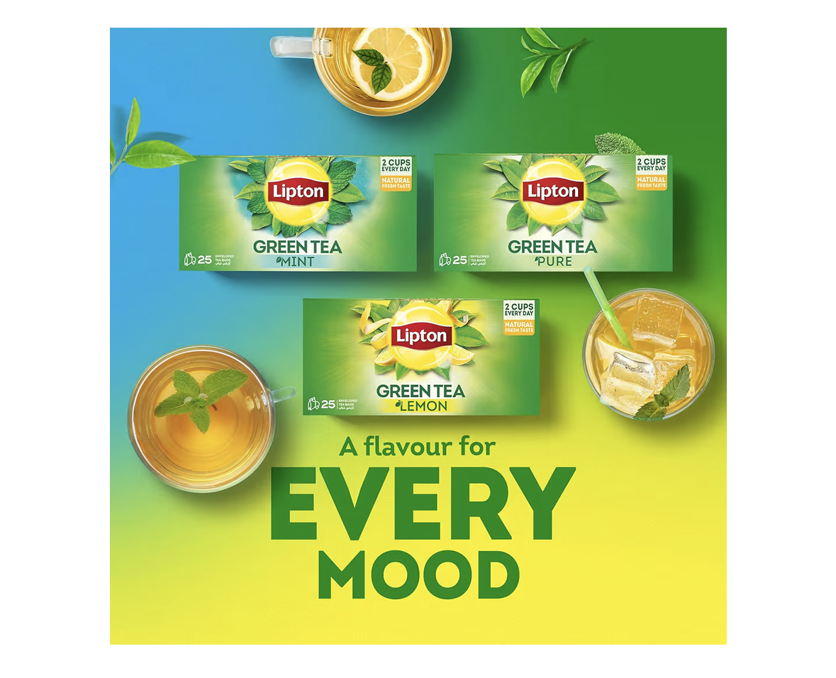 Lipton Green Tea Lemon, 100 Lipton Tea Bags, New Improved Tea Formula, Stronger Lemon Flavor, Value Pack