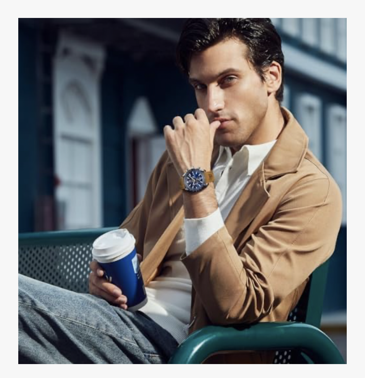 BY BENYAR Mens Watches Chronograph Analog Quartz Movement Stylish Sports Designer Wrist Watch 30M Waterproof Elegant Gift for Men