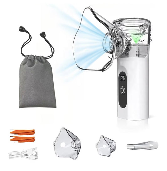 Portable Mini Vaporizers, Handheld Travel Steam Compressor Machine Humidifier Cool Mist Inhaler for Adults & Kids, 800 mAh large capacity