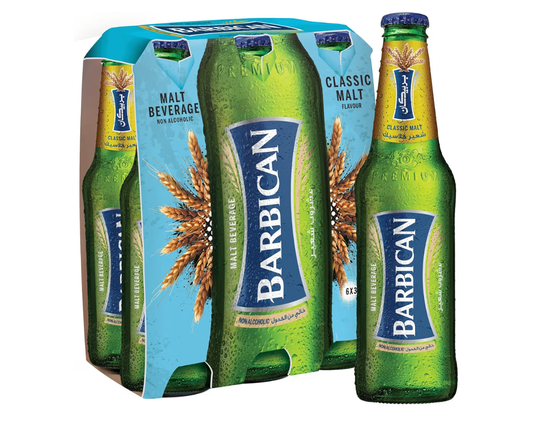 Barbican Non Alcoholic Malt Beverage, 6 x 325 ml