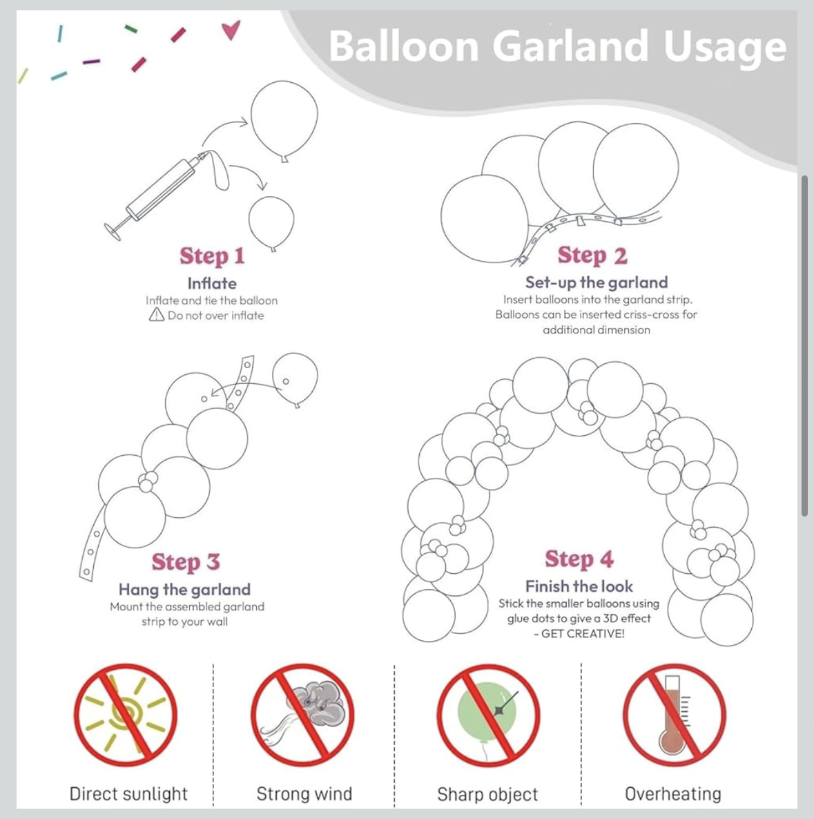 White Balloons 110 PCS, White Balloon Garland Arch Kit Different Sizes 5 10 12 18 Inch White Latex Balloon Arch Kit for Wedding Bridal Shower Engagement Anniversary Birthday Party Decorations