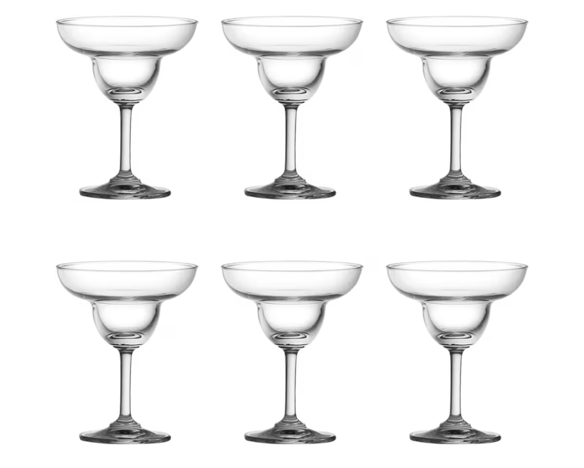 Ocean Classic Margarita Glass, 200Ml, Set Of 6, 501M07, Stemmed Martini Glass, Martini Vessel, Martini Chalice, Martini Snifter