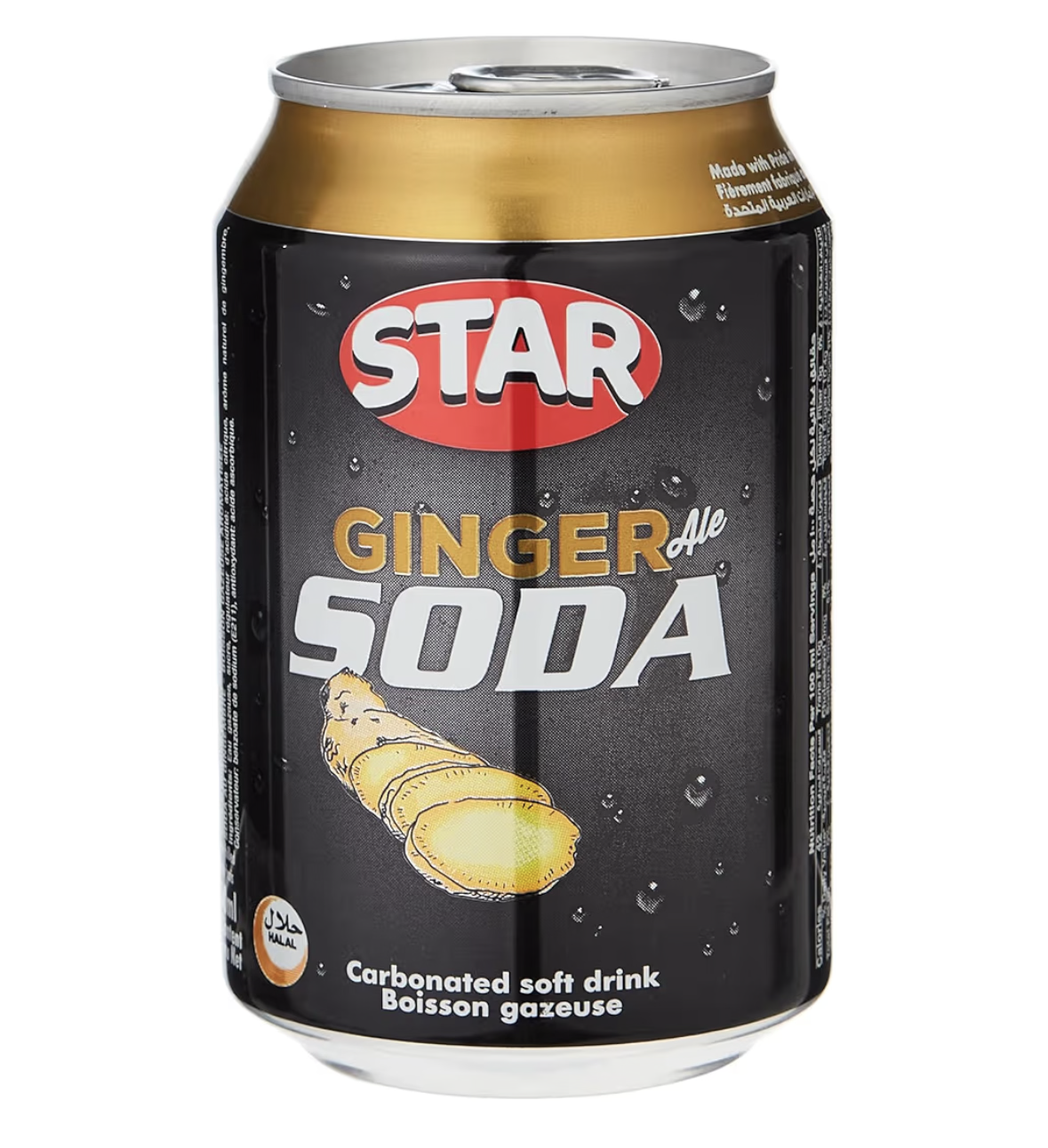 Star, Ginger Soda Carbonated Soft Drink, 300 ml, Pack Of 6