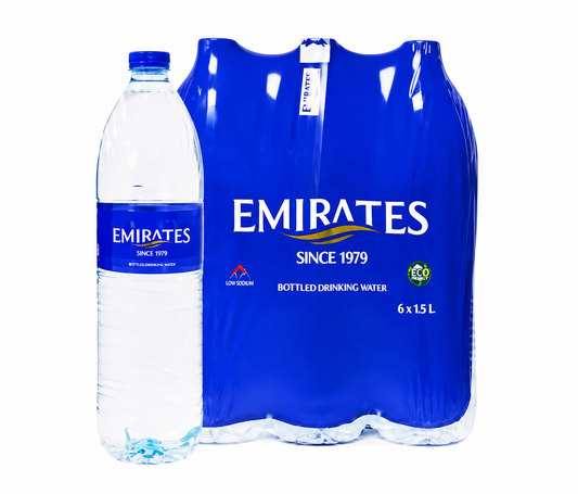 Emirates Bottled Drinking Water - 1.5 litres (Pack of 6)