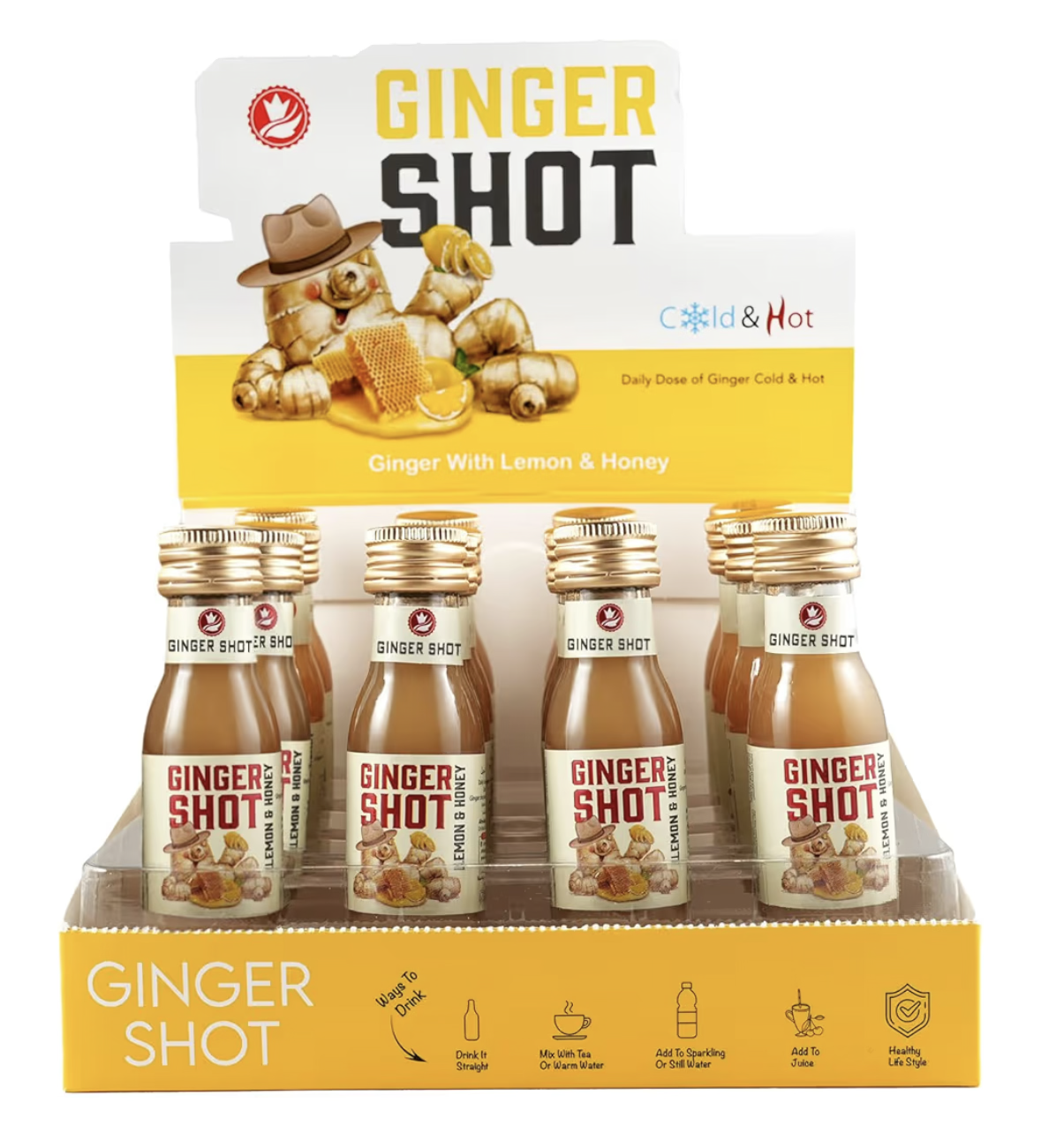 Ginger Shot | Premium Ginger Beverage | Natural Ginger Honey Lemon Juice 30ml (16)