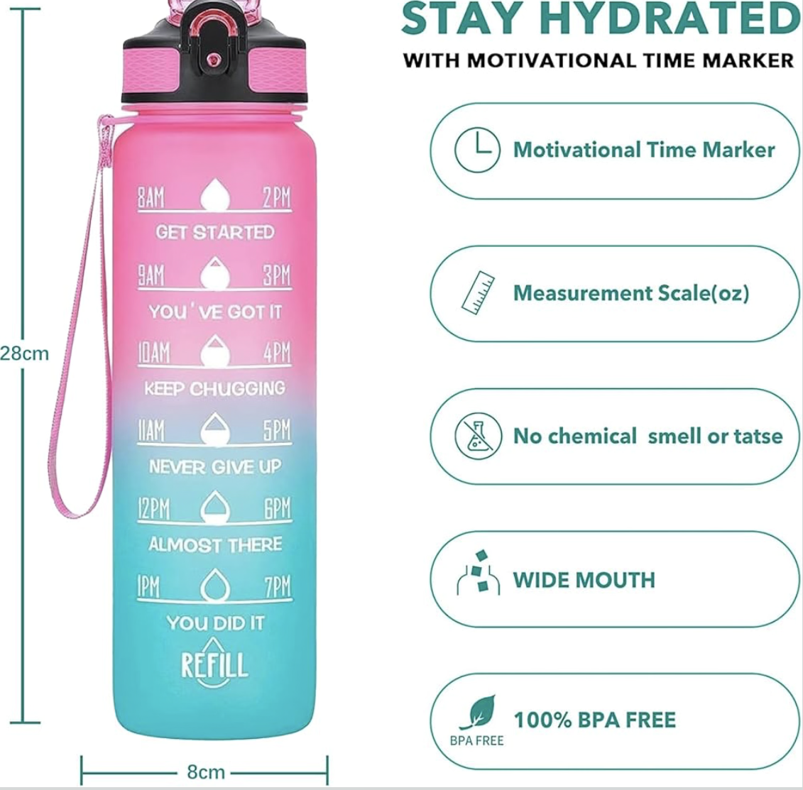 NeoStyle Sport Water Bottles