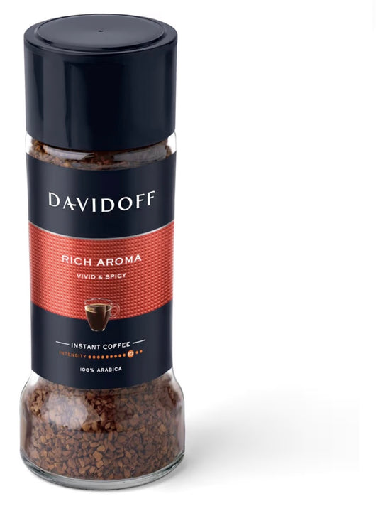 DAVIDOFF Rich Aroma Instant Coffee - 10/12 Intensity - 90 g