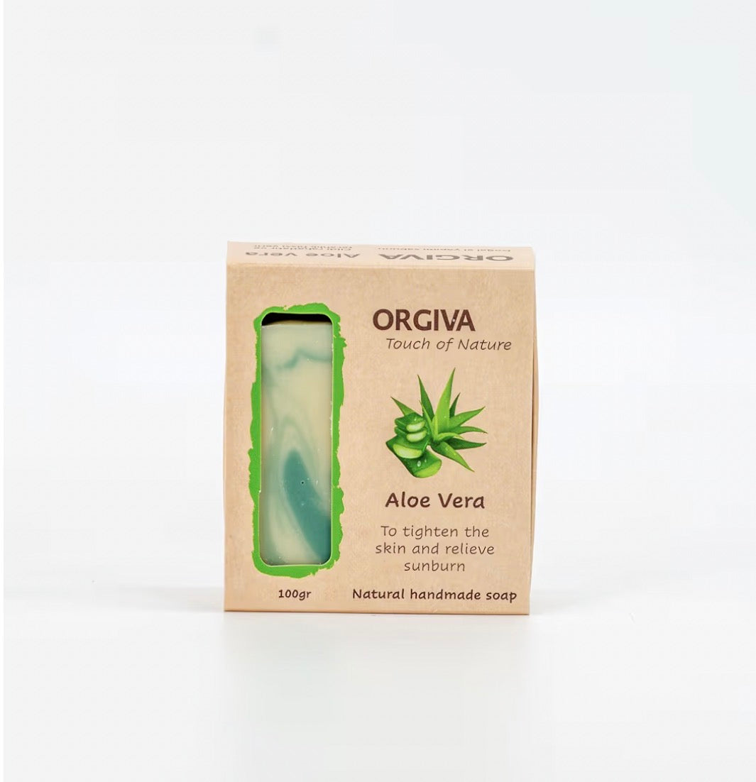 Natural and Organic Cold Process Handmade Soap (2 pieces, Aloe Vera)