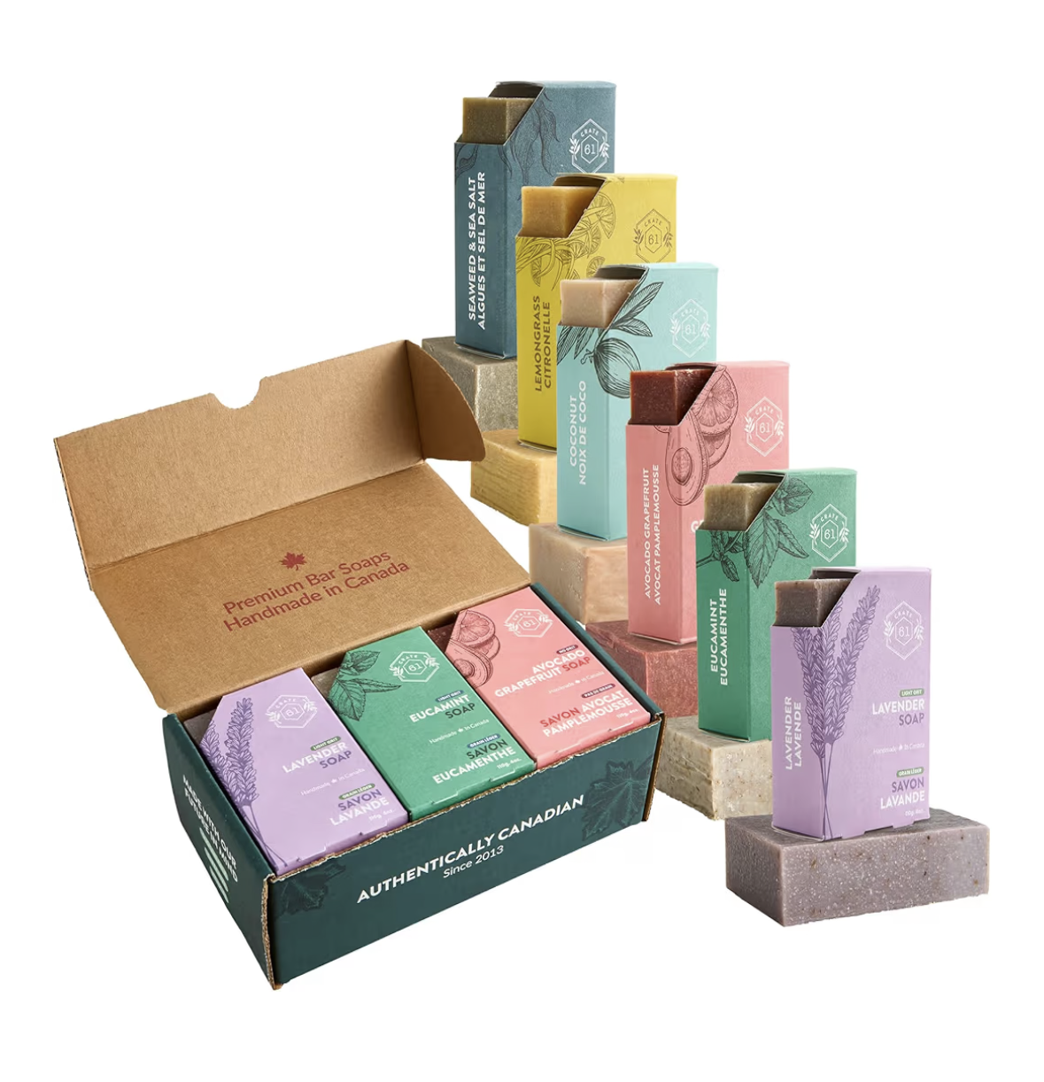 Crate 61 Organics Soap, Pack of 6