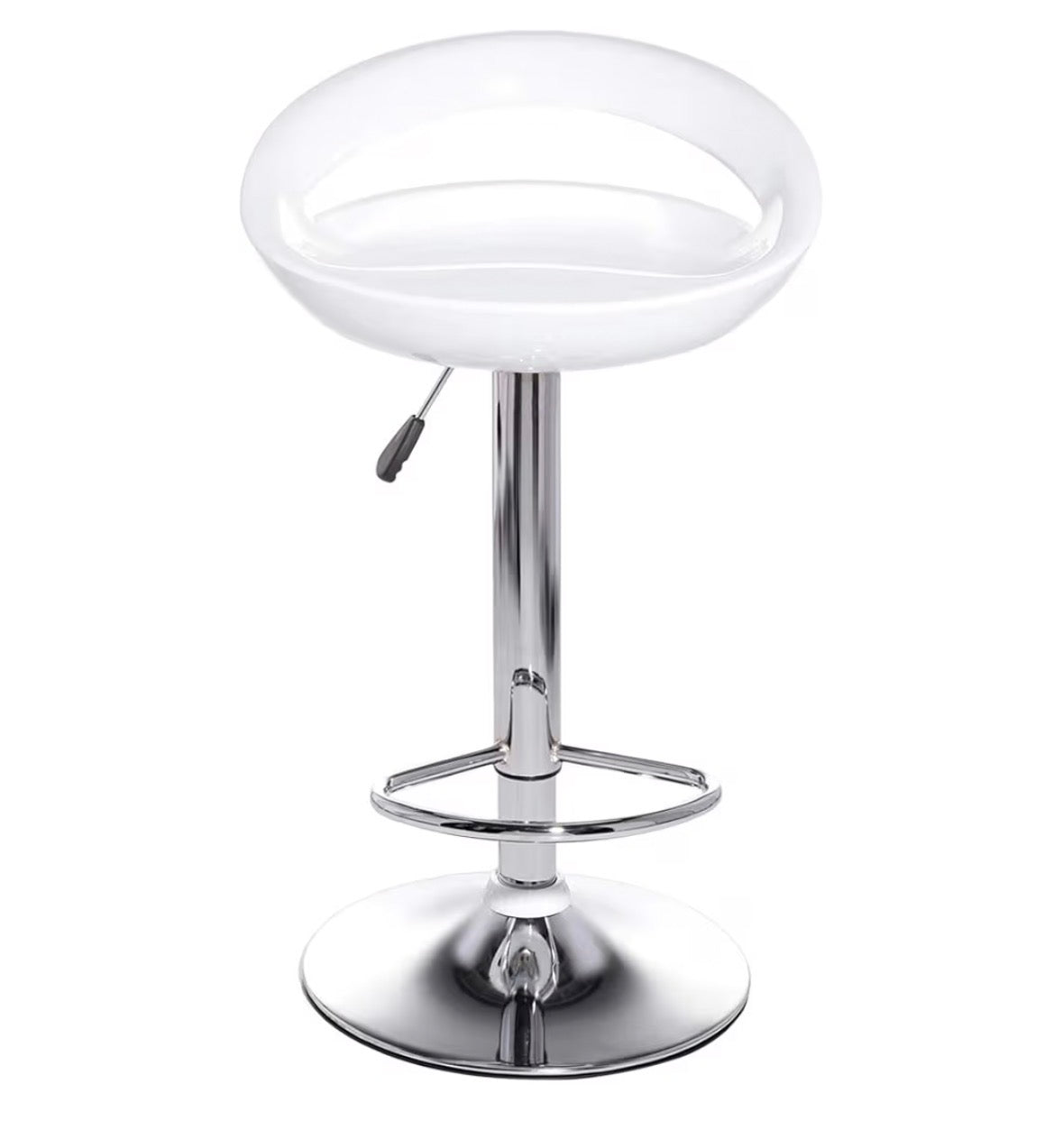 Adjustable Bar Chair - White