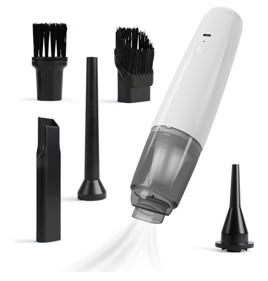 Baytion Handheld Vacuum Cordless Cleaner,Powerful Portable and Dust Buster Hand Vacuum,Rechargeable Car Vacuum Cleaner with Large-capacity Battery for Car,Home and Office(White)