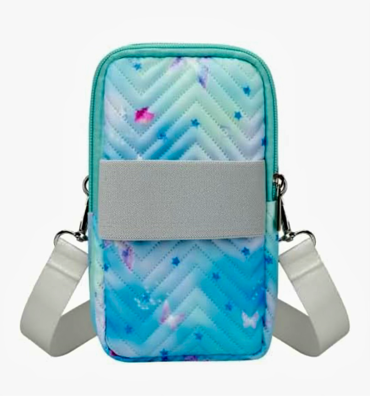 Women Girls Ladies Crossbody Phone Bags Wallet Cellphone Purse Small Shoulder Bag Travel Passport Neck Pouch Bag(M Size) (M, Blue)