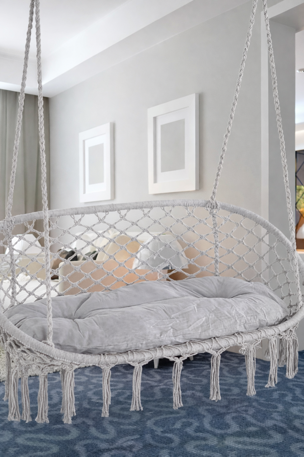 Vital Double Swing Chair for Outside Hammock Garden