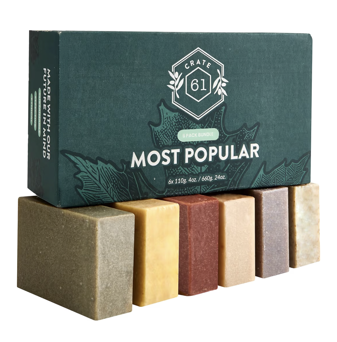 Crate 61 Organics Soap, Pack of 6