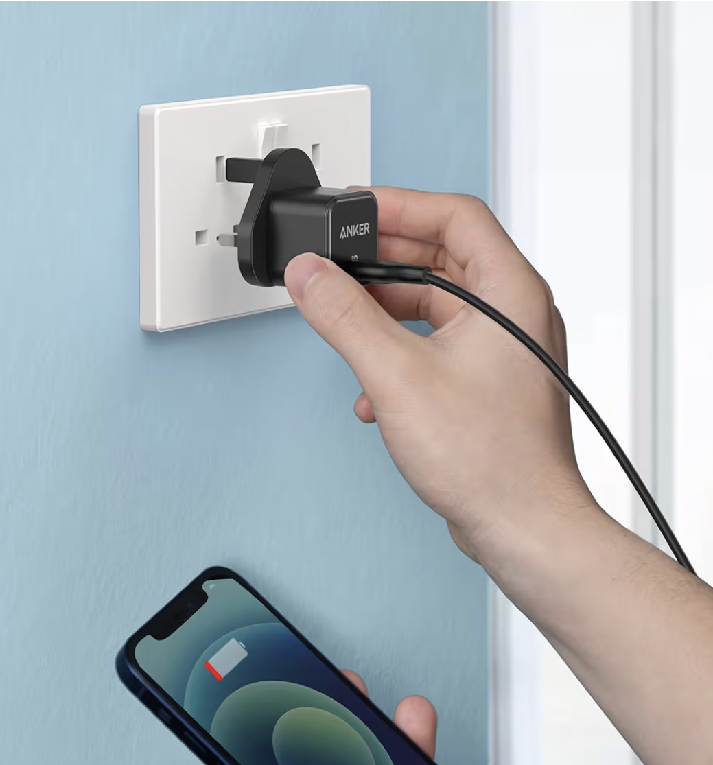 USB C Plug, Anker 20W USB C Charger - Fast Charging Power Port III Cube Charger, Compatible with iPhone Series Galaxy, iPad (Cable Not Included)