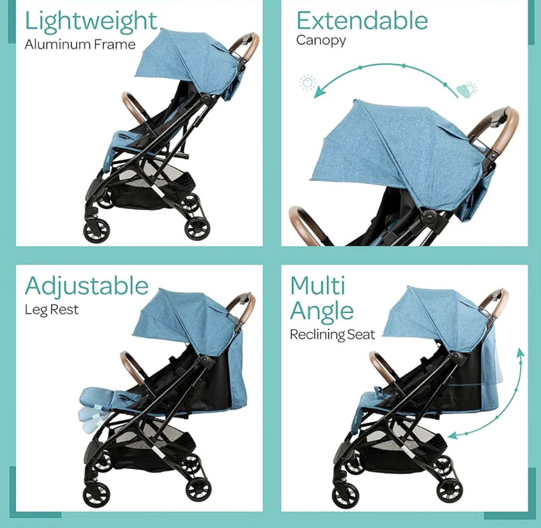 The Moon Brand Ritzi-Lite Baby Cabin Stroller