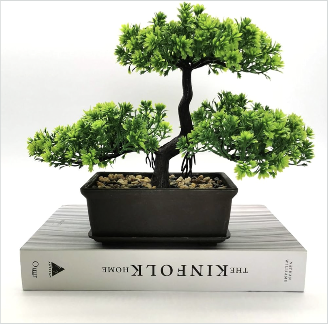 Funito Artificial Bonsai Tree Juniper Faux Plants