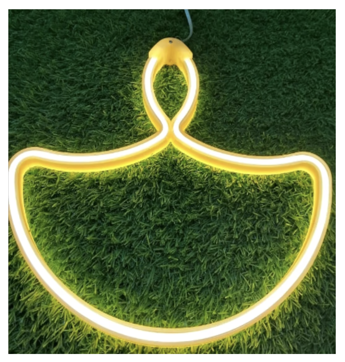 Diya Shape LED Light 35cm Wall Decor Art – Warm White | Decorative Wall Lamp for Diwali, Home, Temple, Living Room, Bedroom, Kids Room & Office