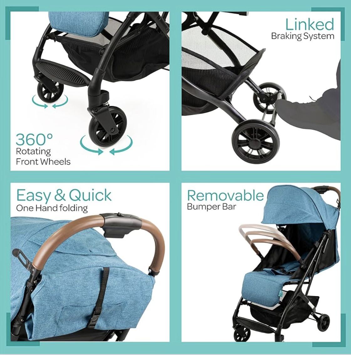 The Moon Brand Ritzi-Lite Baby Cabin Stroller