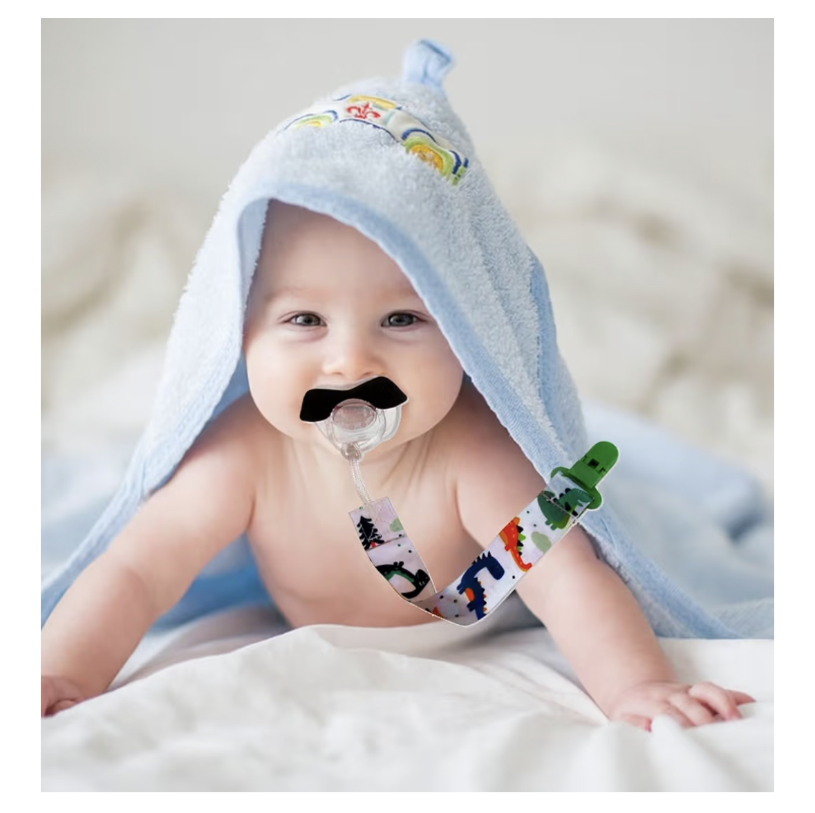 Mumoo Bear Set 3 Baby Pacifier Holder Clip - Pacifier Clip for Boys and Girls Fits for Most Pacifiers - Protects Your Baby - Styles & Baby Teethers & Toys and Gift