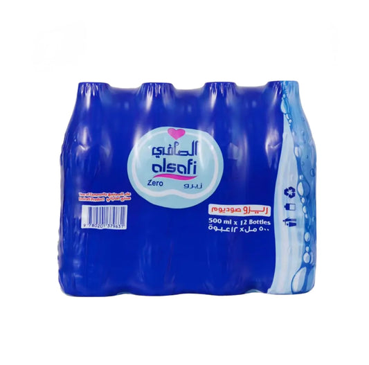 Al Safi Bottled Drinking Water (Zero Sodium) 24 Pcs x 500 ml