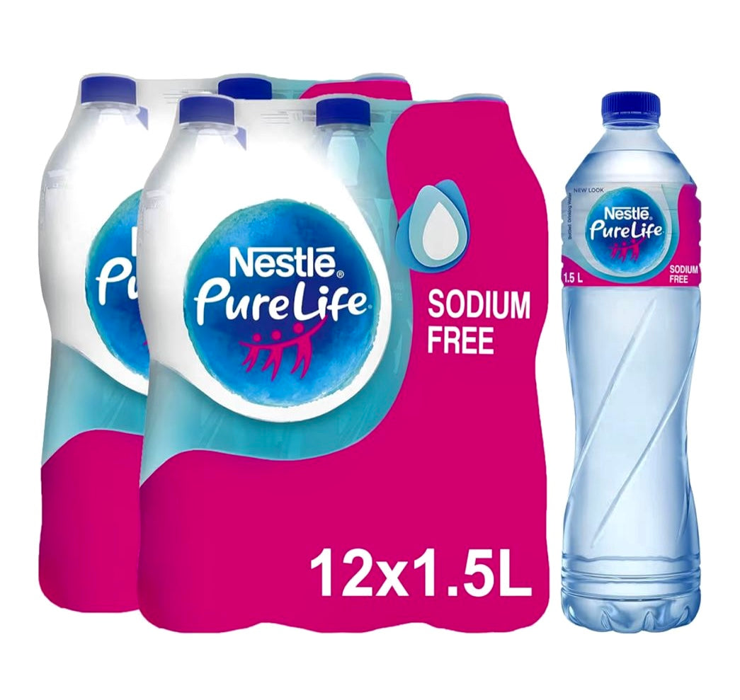 Nestle Purelife Sodium-free Water 12*1.5Liter