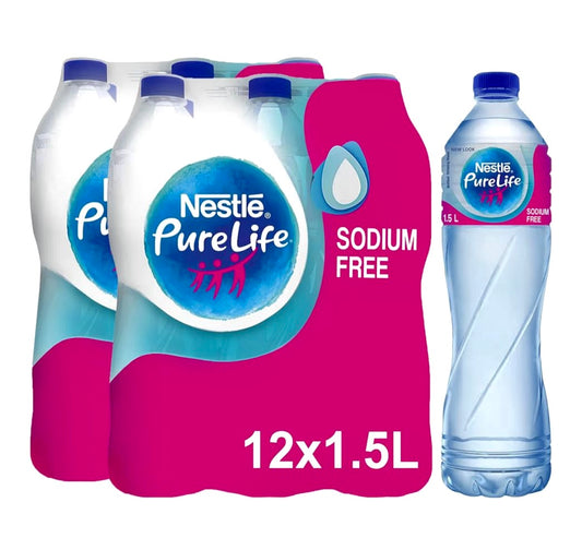 Nestle Purelife Sodium-free Water 12*1.5Liter