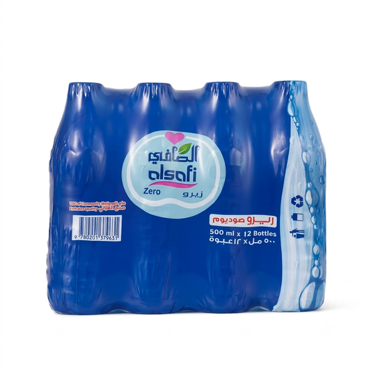 Al Safi Bottled Drinking Water (Zero Sodium) 24 Pcs x 500 ml
